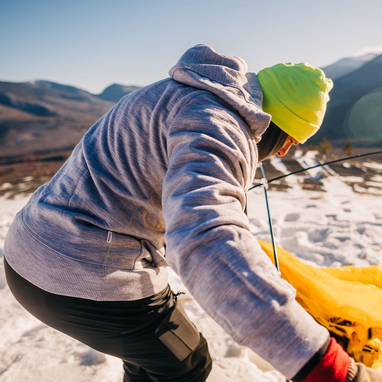 Heavyweight - Men's Brushed Wool Hoodie Kodiak Fleece