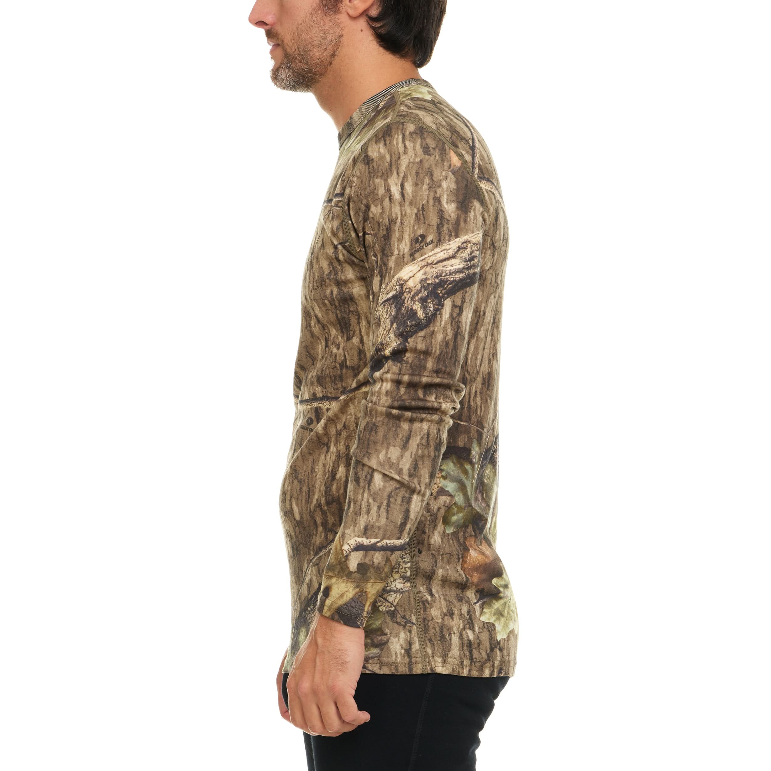 100% Merino Wool - Men's Long Sleeve Crew Shirt - Thermal Base Layer