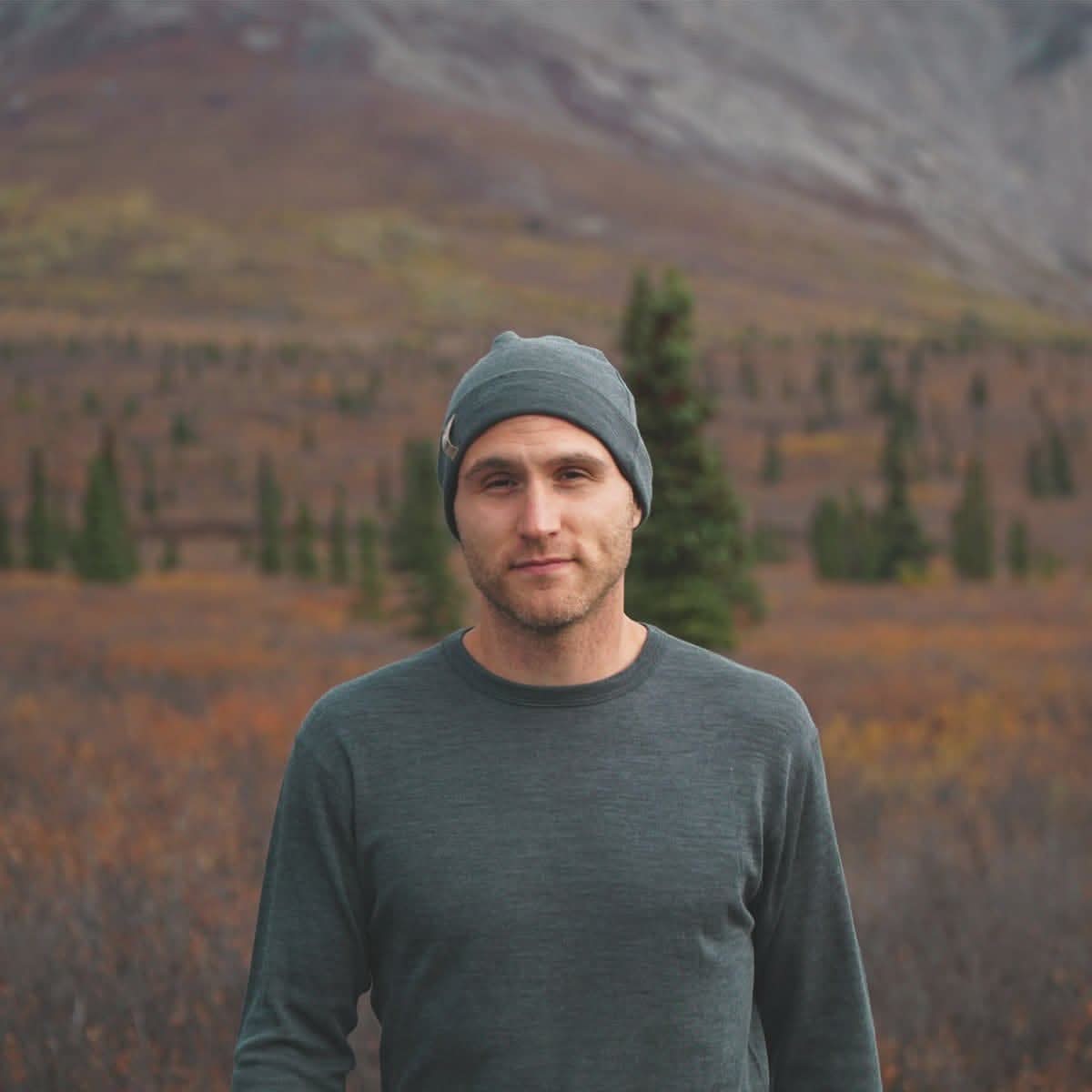 100% Merino Wool - Men's Long Sleeve Crew Shirt - Thermal Base Layer