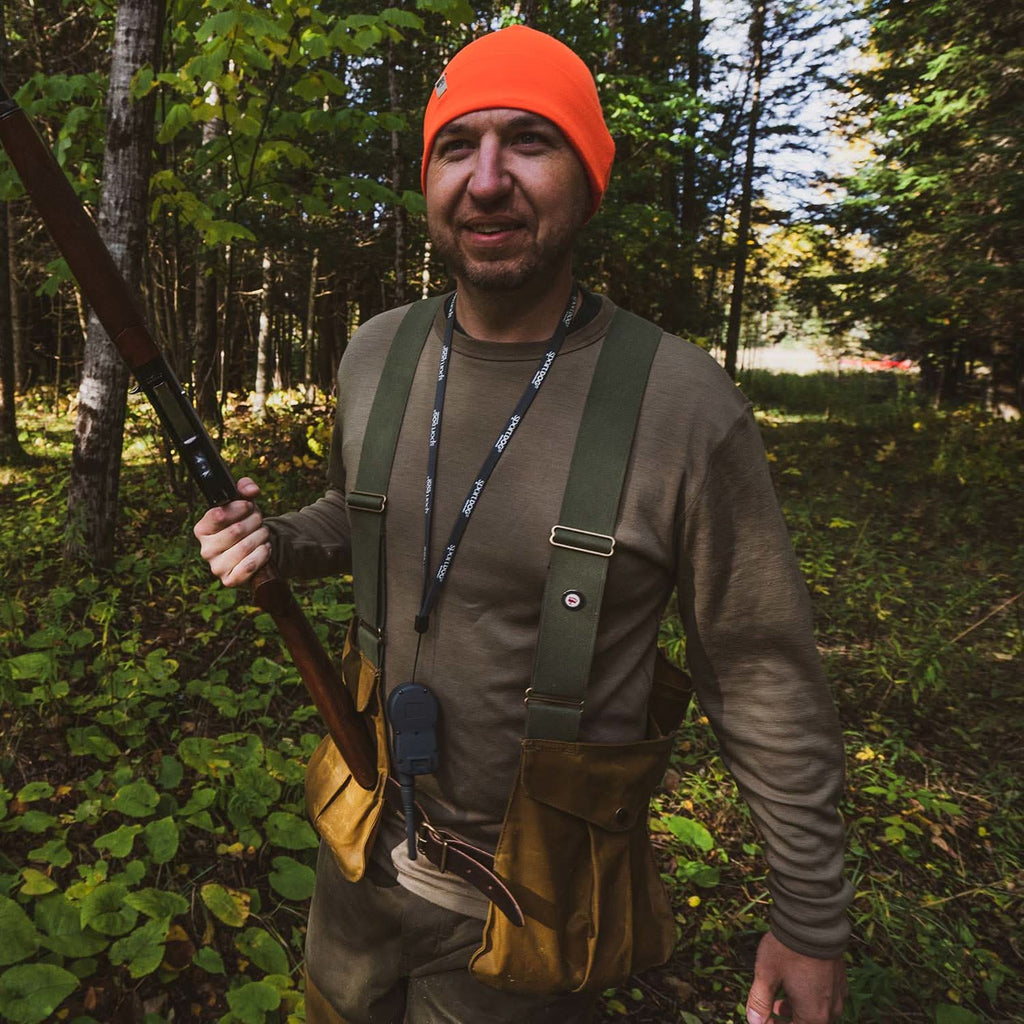 100% Merino Wool - Men's Long Sleeve Crew Shirt - Thermal Base Layer