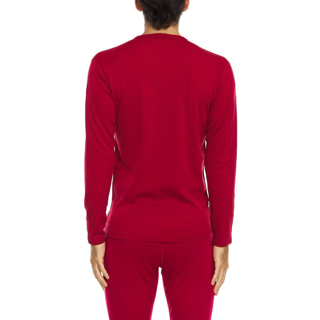 100% Merino Wool - Men's Long Sleeve Crew Shirt - Thermal Base Layer