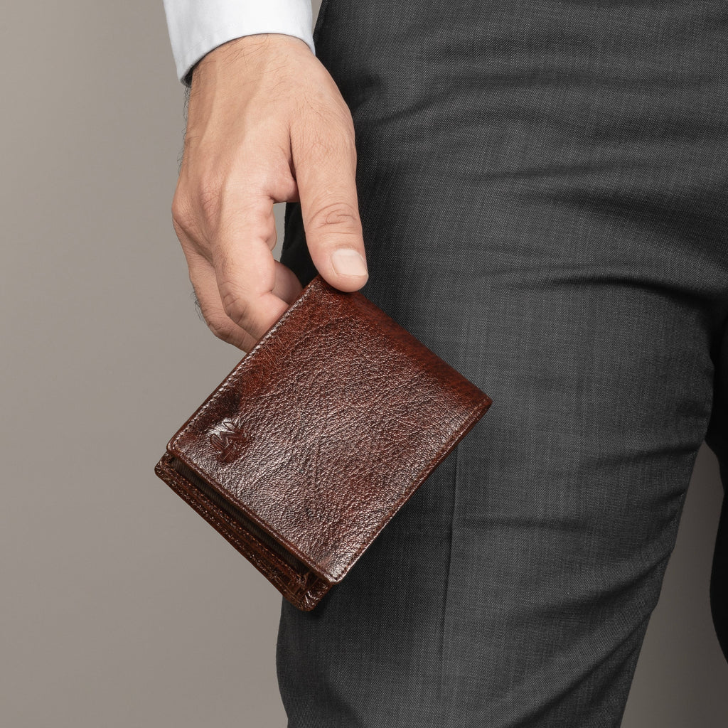Brown Sleek-Fit Wallet