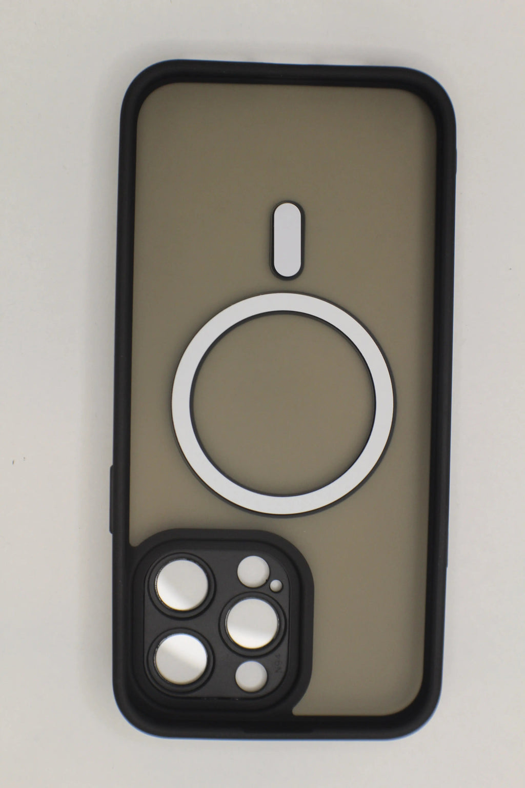 For Matte Wireless Charging Case For iPhone Shockproof Lens Protection Cover Matte Black