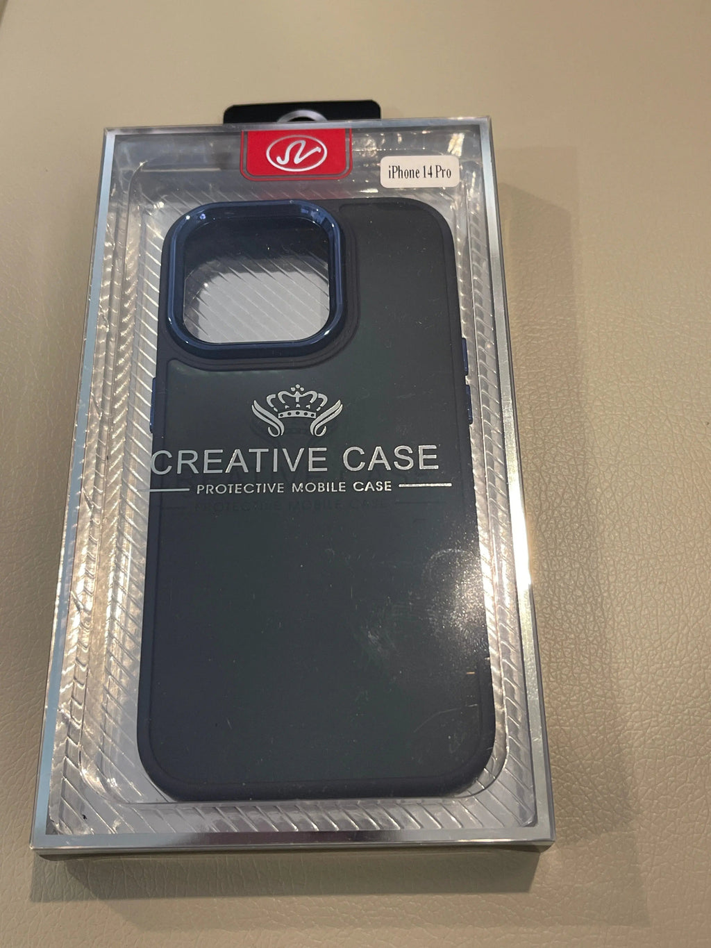 For iPhone 14 Pro case Matt Bumper TPC Case - Blue