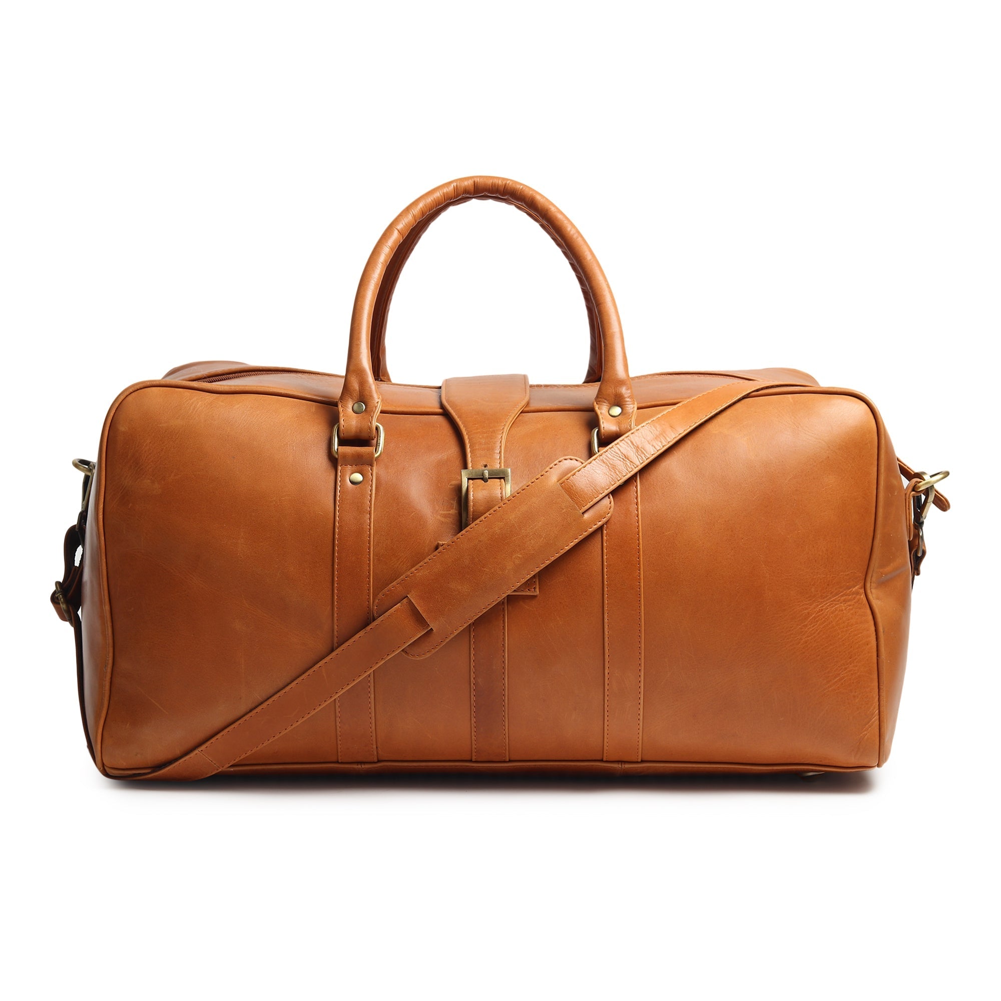 Port Blair Leather Duffle Travel Bag