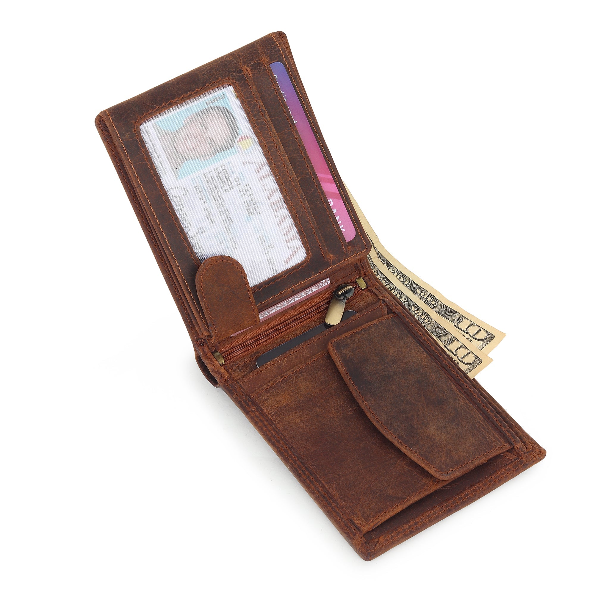 Buffalo Leather Men's Wallet - Hunter