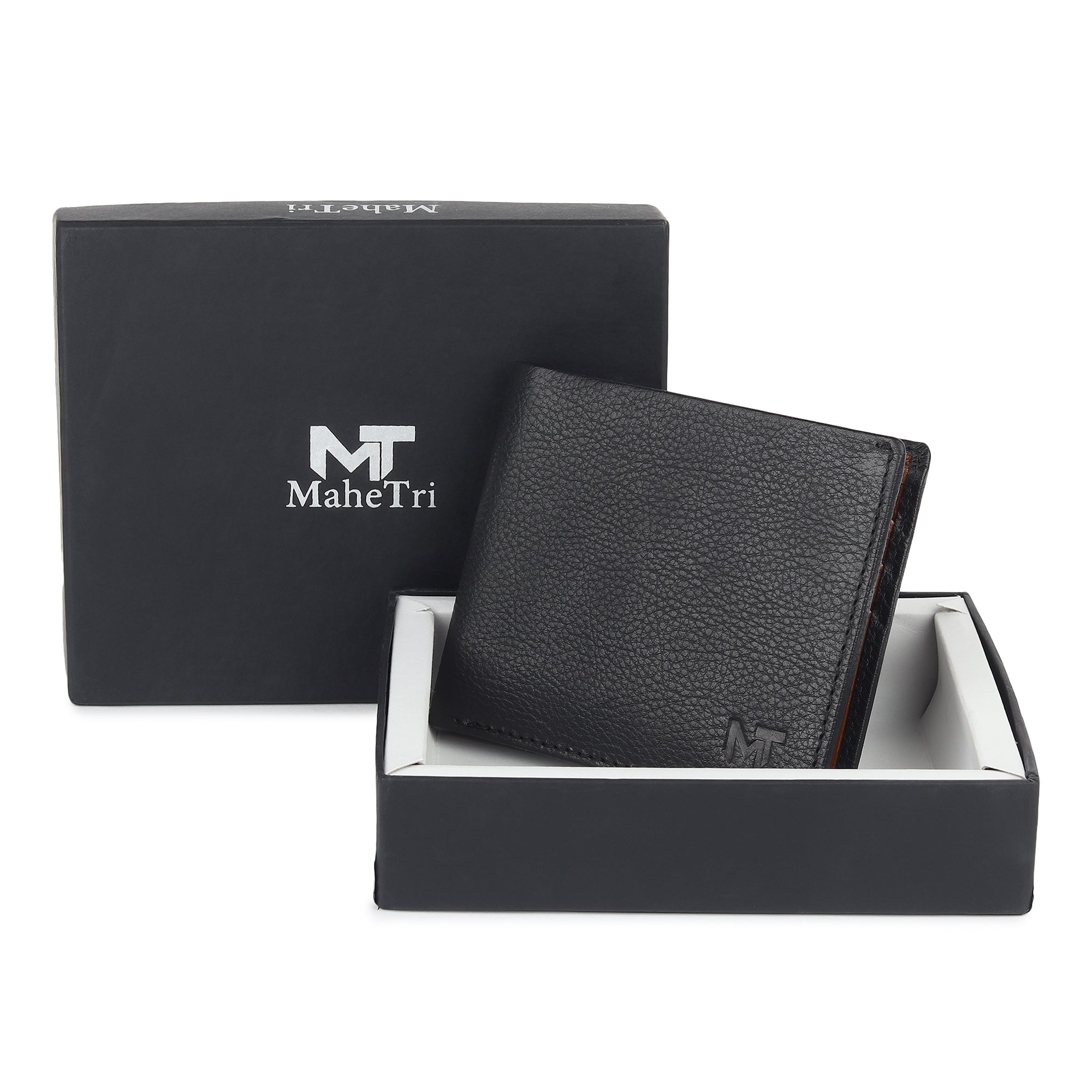 Black Minimal Contrast Wallet