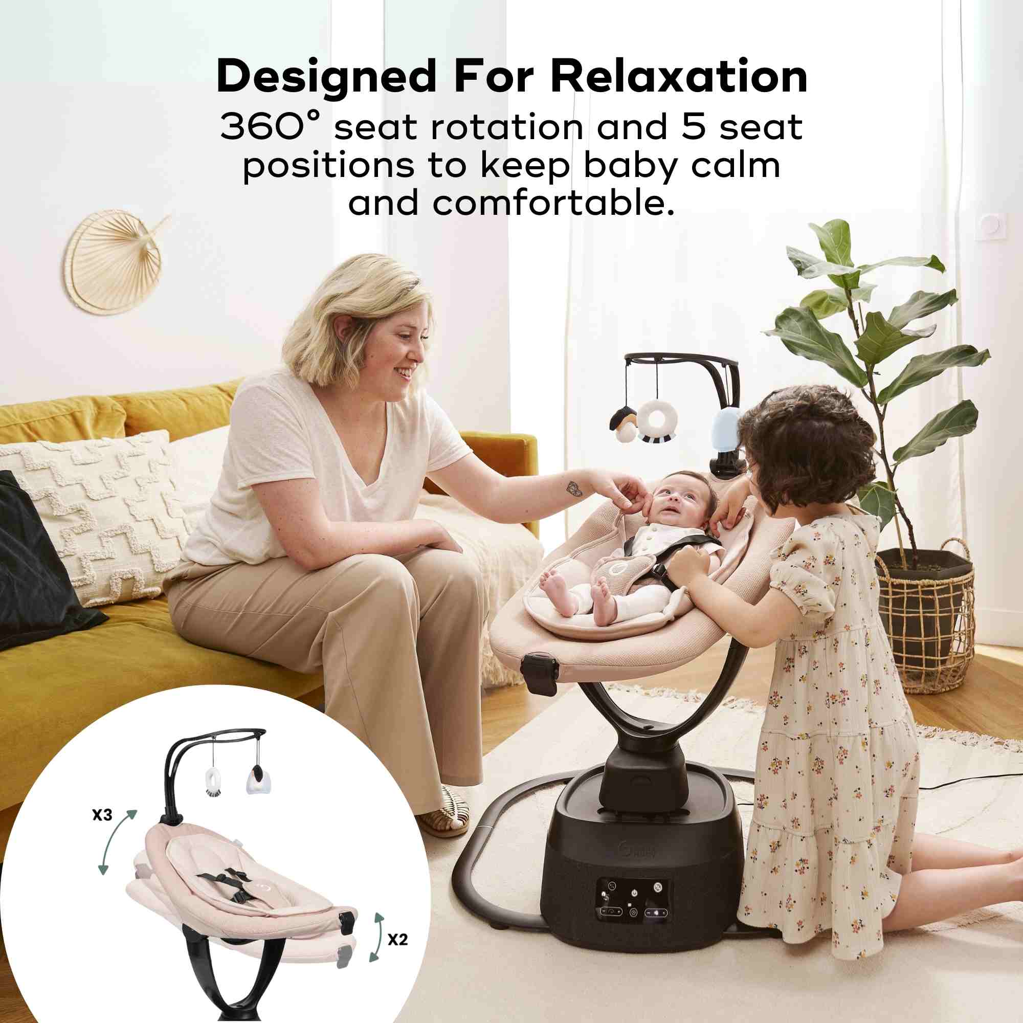 Swoon Evolution Smart Baby Swing