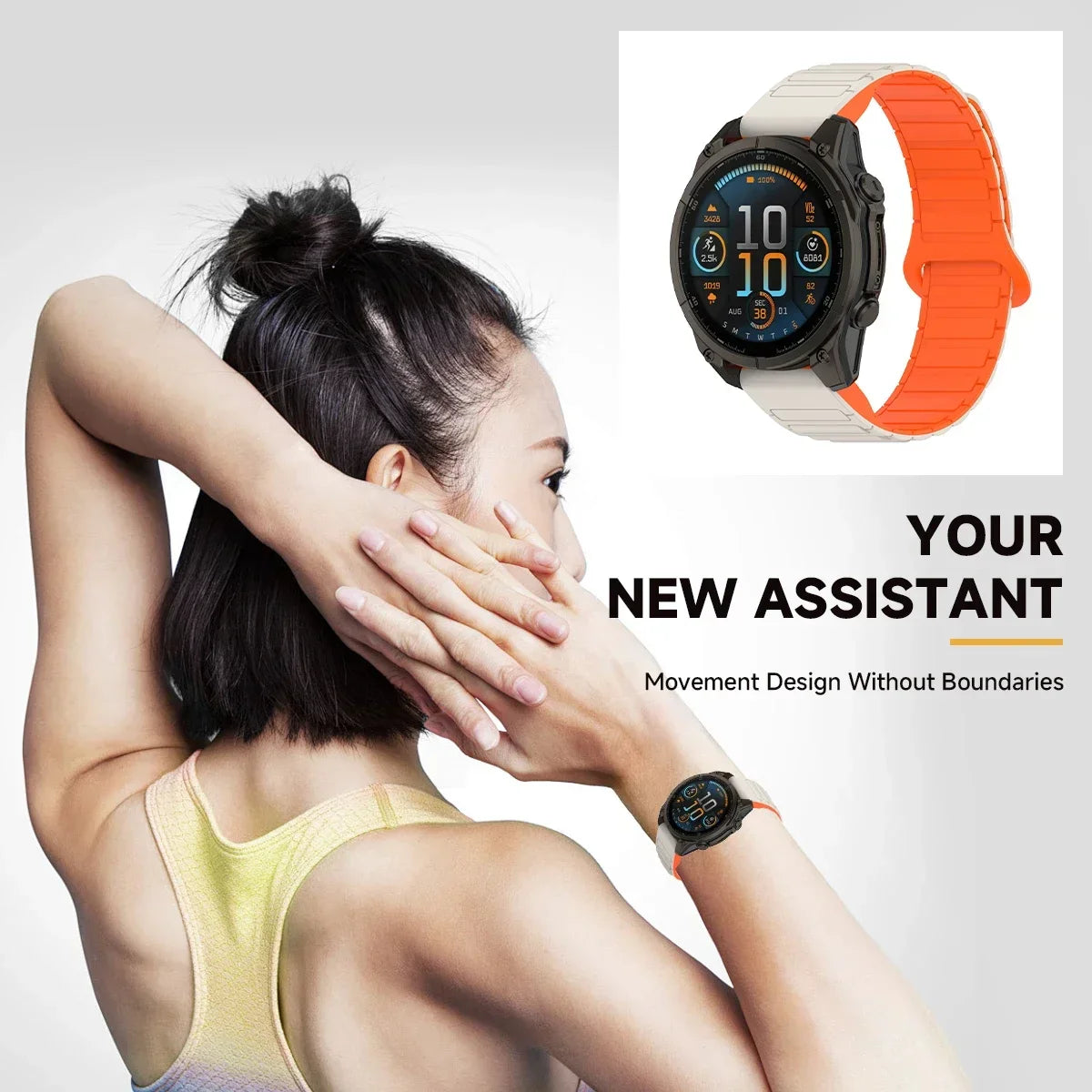 Garmin Fenix Silicone Magnetic Strap - Versatile & Comfortable