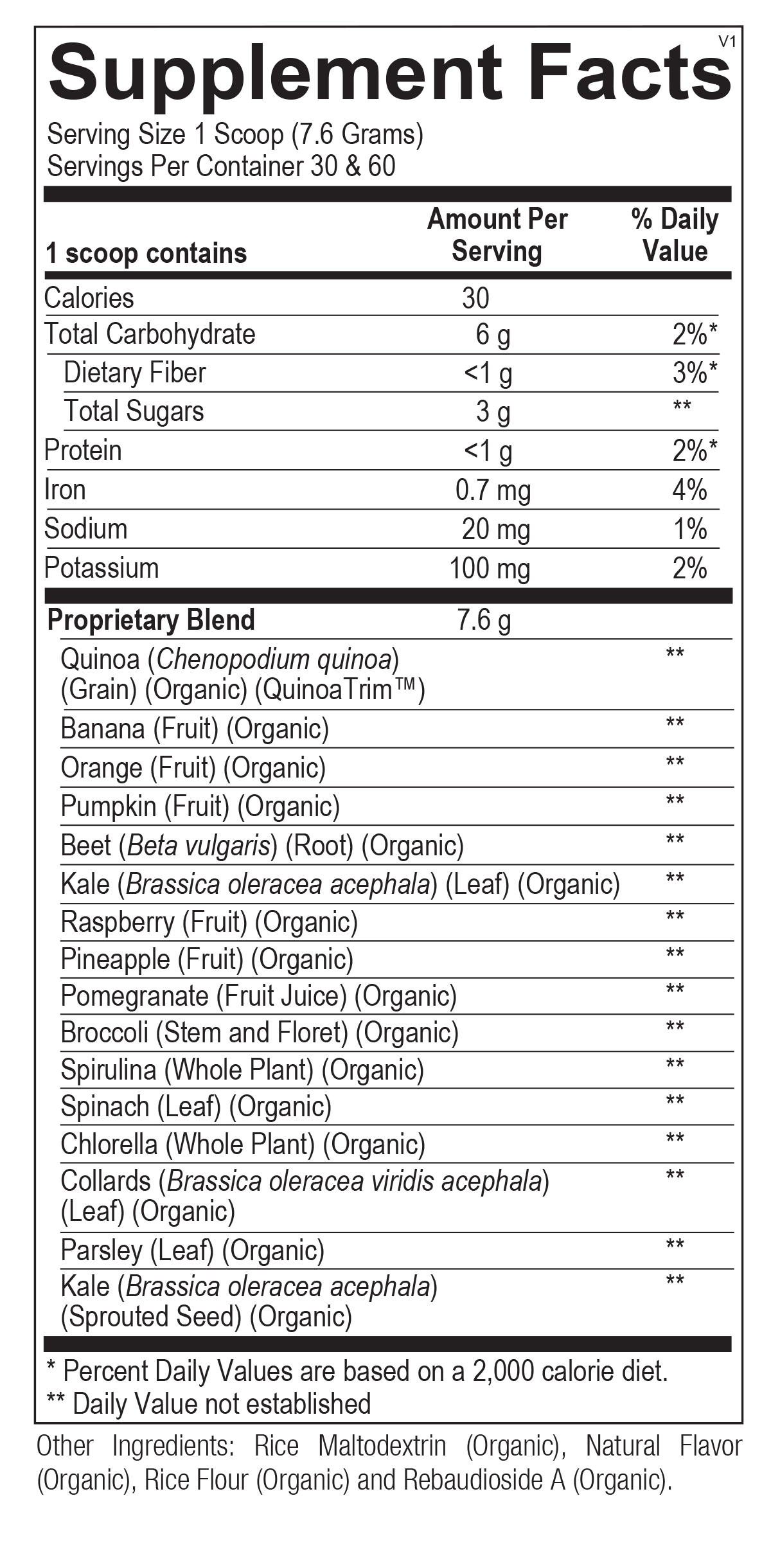 Super Fruits & Veggies – Antioxidant & Daily Nutrition Support