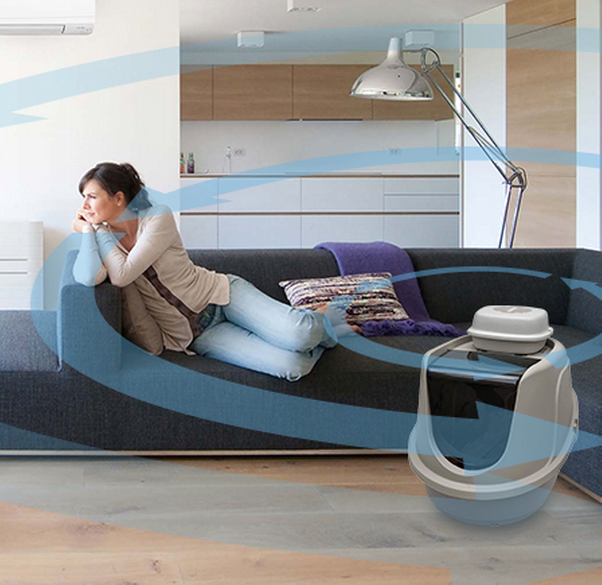 Litter Box Air Purifier