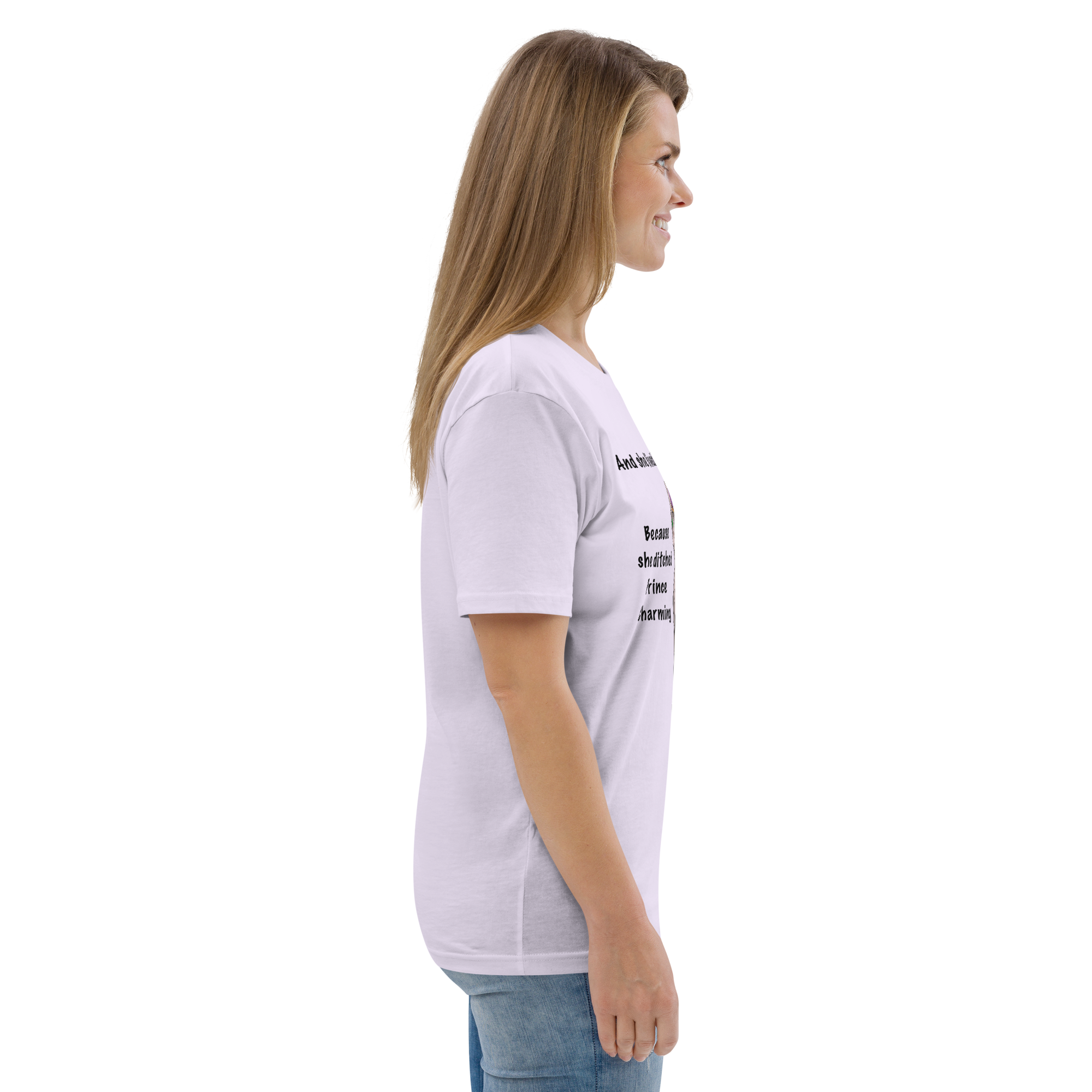 "DITCHED PRINCE CHARMING & GOT A SPHYNX CAT" ECO TEE