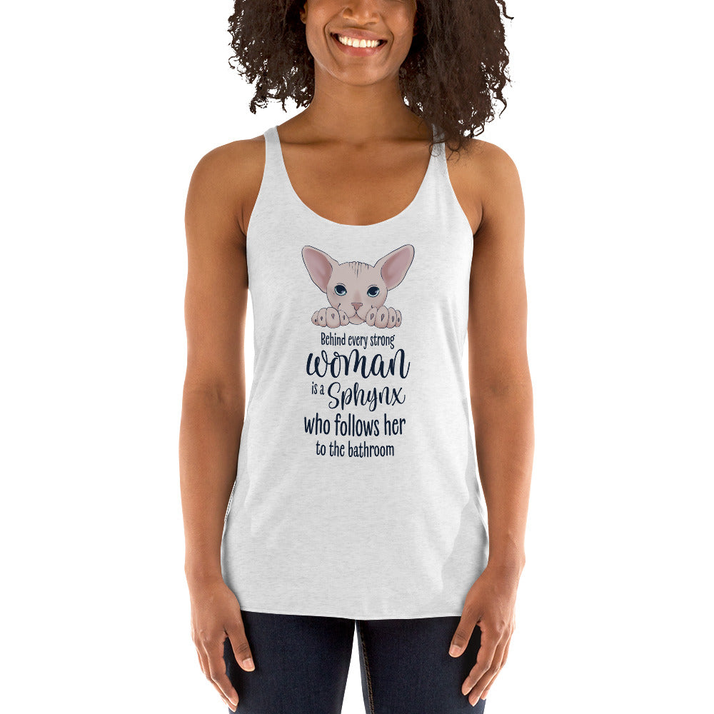 "BEHIND EVERY WOMAN" SPHYNX TANK
